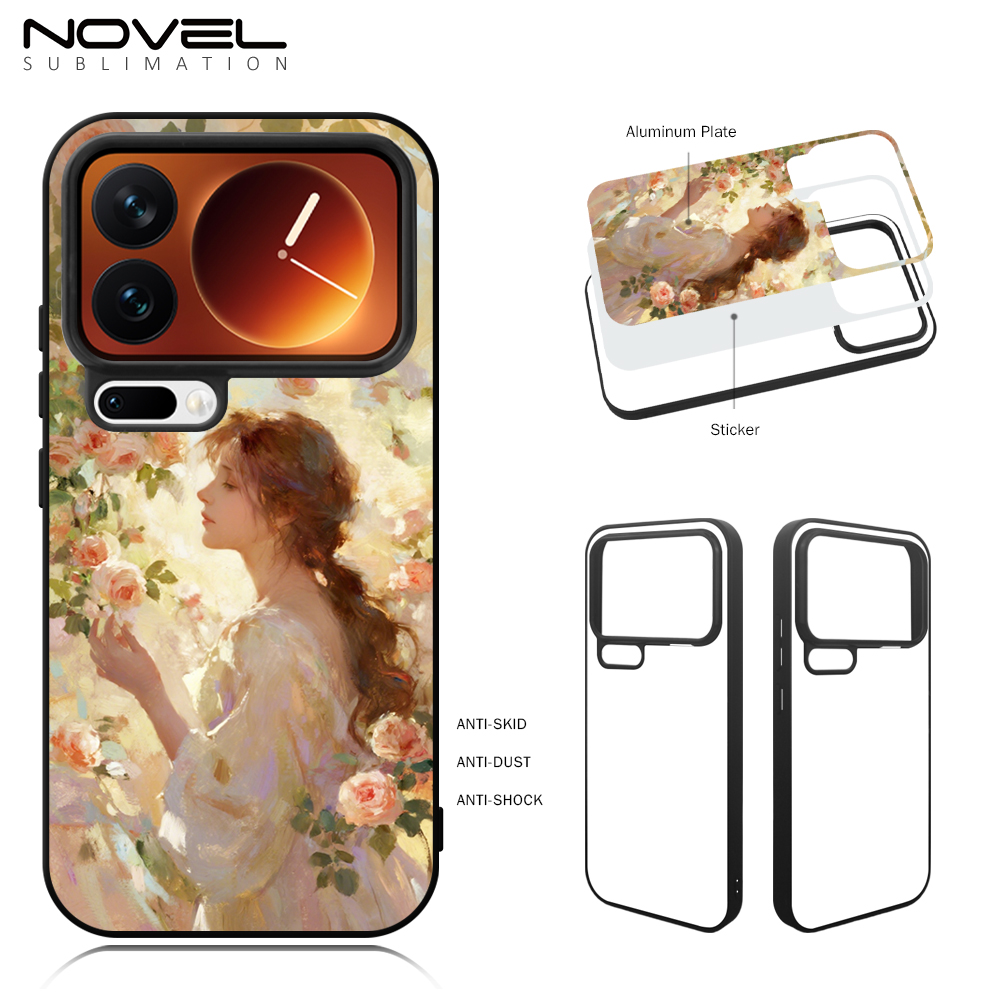 For Xiaomi 17 Pro Max DIY Printable Sublimation Phone Case Smooth Side 2D TPU Phone Shell With Aluminum Sheet for Xiaomi MI Series