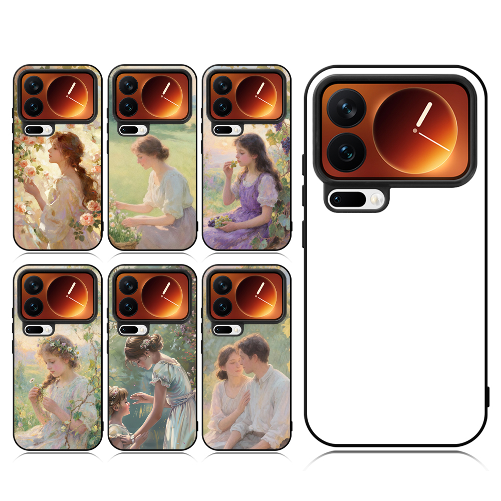 For Xiaomi 17 Pro Max DIY Printable Sublimation Phone Case Smooth Side 2D TPU Phone Shell With Aluminum Sheet for Xiaomi MI Series