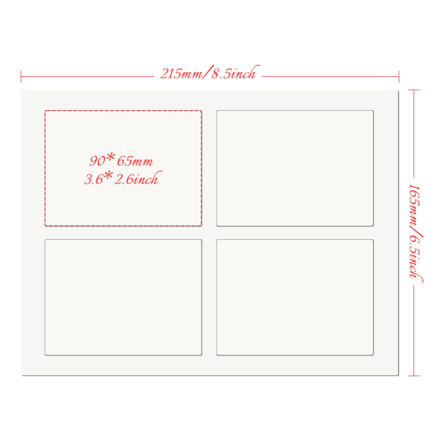 Creative Blank Sublimation MDF Puzzle Photo Frame - Desktop Stand & Magnetic Refrigerator Magnets (4-Piece Set)
