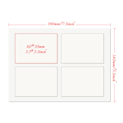 Creative Blank Sublimation MDF Puzzle Photo Frame - Desktop Stand & Magnetic Refrigerator Magnets (4-Piece Set)