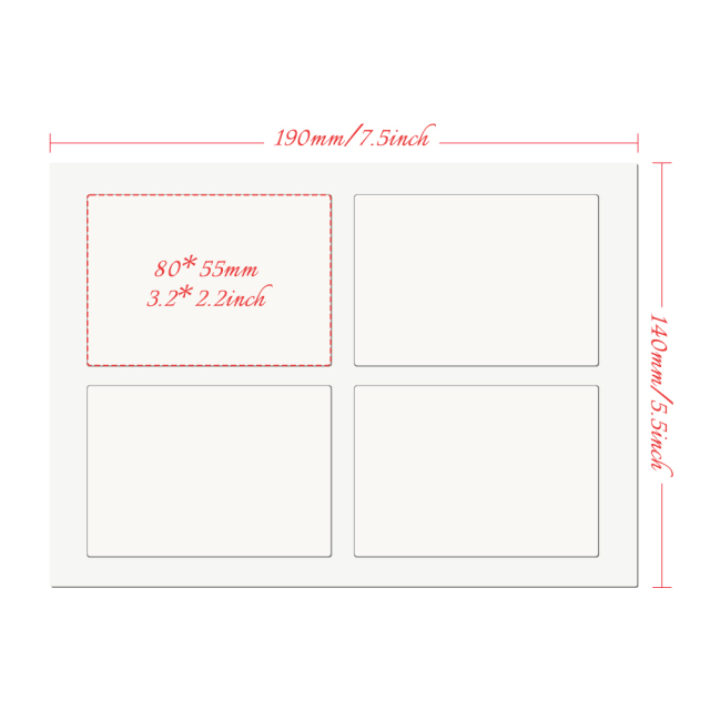 Creative Blank Sublimation MDF Puzzle Photo Frame - Desktop Stand & Magnetic Refrigerator Magnets (4-Piece Set)