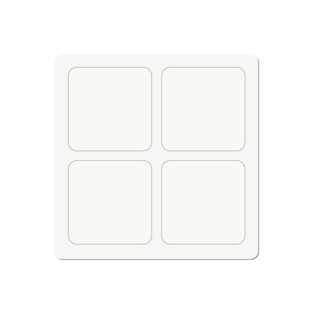 Creative Blank Sublimation MDF Puzzle Photo Frame - Desktop Stand & Magnetic Refrigerator Magnets (4-Piece Set)