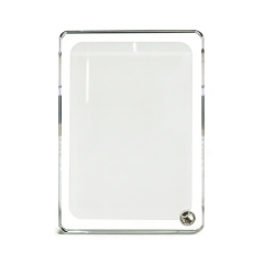 Versatile Blank Sublimation Crystal Photo Frame - Desktop Decor (Dual Horizontal/Vertical Display)