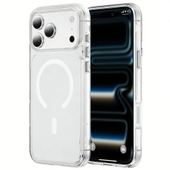 Skin-Feel Magnetic Phone Case (Acrylic + TPU) - Premium Protective Cover with 8 Vibrant Color Options