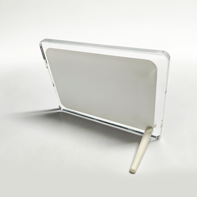 Versatile Blank Sublimation Crystal Photo Frame - Desktop Decor (Dual Horizontal/Vertical Display)