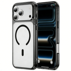 Skin-Feel Magnetic Phone Case (Acrylic + TPU) - Premium Protective Cover with 8 Vibrant Color Options