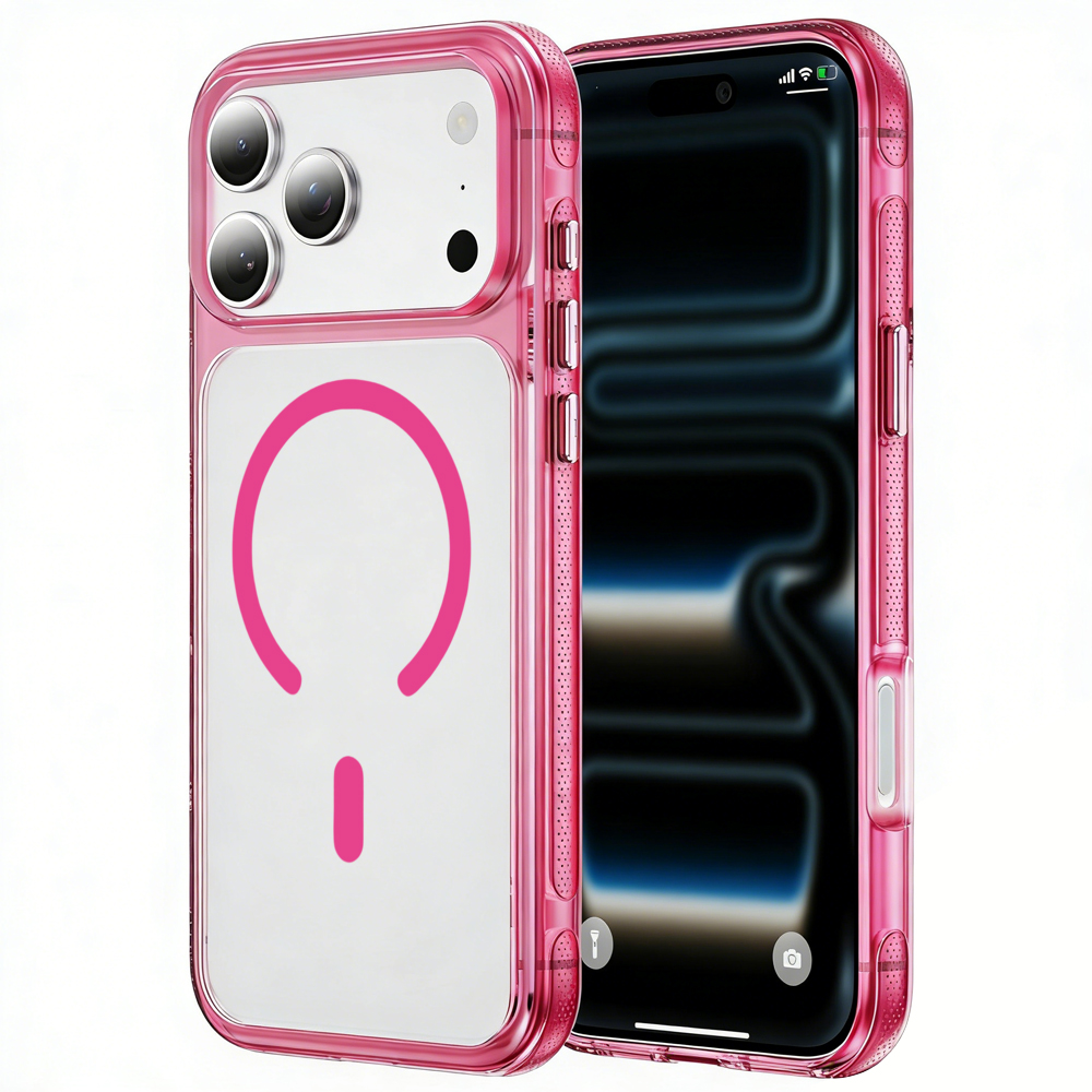 Skin-Feel Magnetic Phone Case (Acrylic + TPU) - Premium Protective Cover with 8 Vibrant Color Options