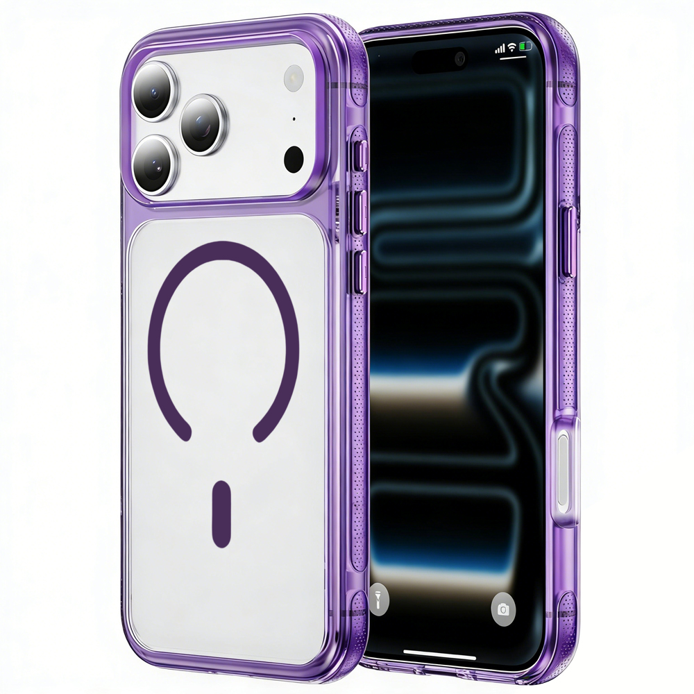 Skin-Feel Magnetic Phone Case (Acrylic + TPU) - Premium Protective Cover with 8 Vibrant Color Options