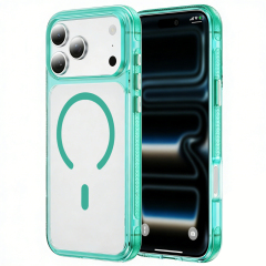Skin-Feel Magnetic Phone Case (Acrylic + TPU) - Premium Protective Cover with 8 Vibrant Color Options