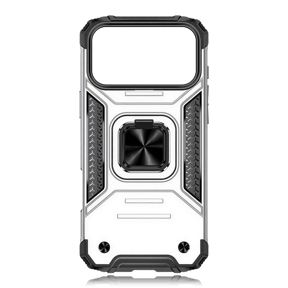 Heavy-Duty 2in1 Armor Phone Case with Metal Base 360° Rotating Ring Stand - Shockproof Protective Cover (8 Color Options)