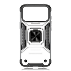 Heavy-Duty 2in1 Armor Phone Case with Metal Base 360° Rotating Ring Stand - Shockproof Protective Cover (8 Color Options)