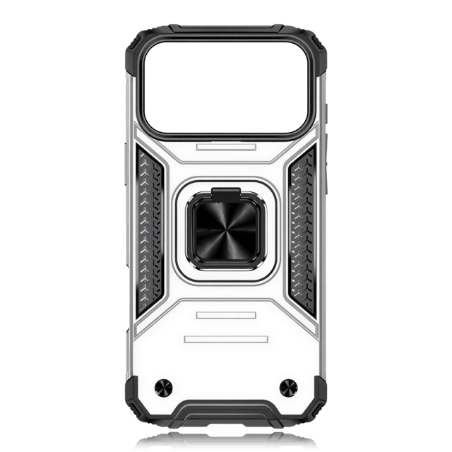 Heavy-Duty 2in1 Armor Phone Case with Metal Base 360° Rotating Ring Stand - Shockproof Protective Cover (8 Color Options)