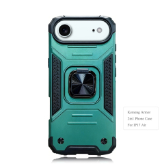 Heavy-Duty 2in1 Armor Phone Case with Metal Base 360° Rotating Ring Stand - Shockproof Protective Cover (8 Color Options)