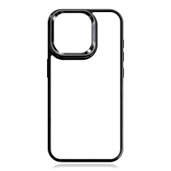 New Arrival Sublimation 2D TPU Phone Case with Hidden Camera Frame Stand - 2 Styles: Aluminum Plate (Non-Magnetic) / PET Film with Magnetic Ring for Heat Transfer Printing