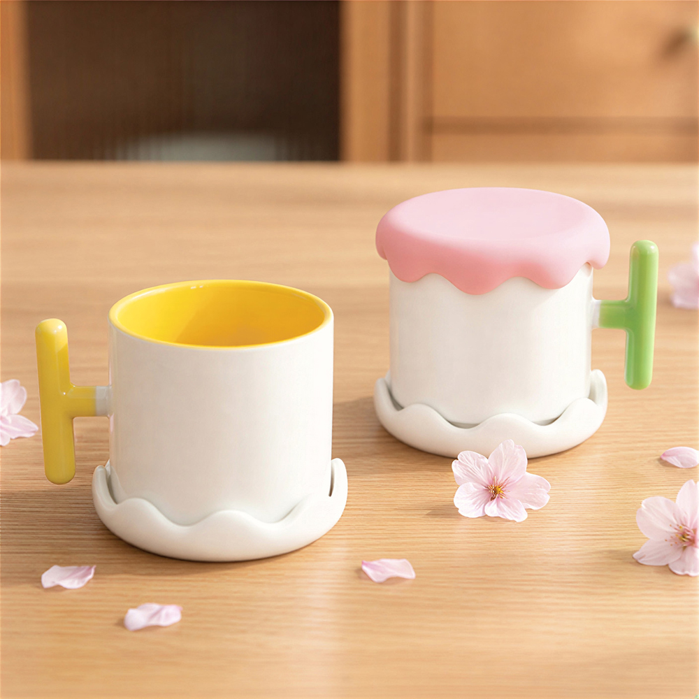 Flower-Shaped Silicone Cup Lid - Food Grade Dustproof & Leakproof Mug Cover (8cm Diameter)