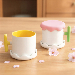 Flower-Shaped Silicone Cup Lid - Food Grade Dustproof & Leakproof Mug Cover (8cm Diameter)
