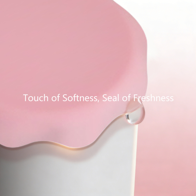 Flower-Shaped Silicone Cup Lid - Food Grade Dustproof & Leakproof Mug Cover (8cm Diameter)