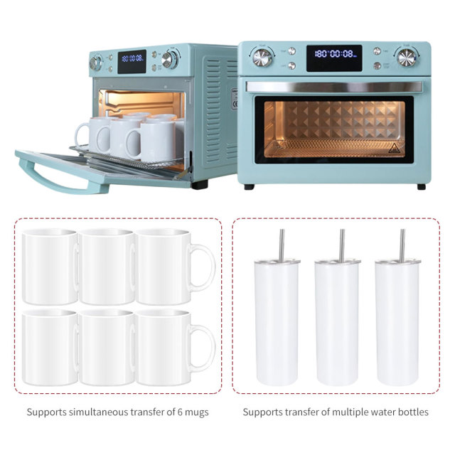 30L Sublimation Oven for Mugs & Tumblers - Large Capacity Heat Transfer Machine for Batch Printing