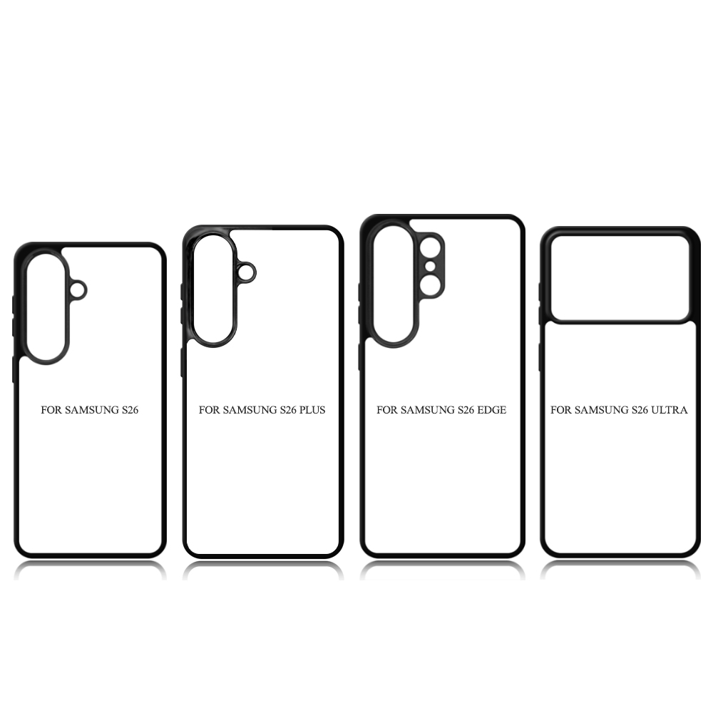 For Samsung Galaxy S26, S25, S24, S23, Samsung S Series Customized Sublimation 2D TPU Phone Case Soft Silicone Phone Cover for Heat Transfer Printing