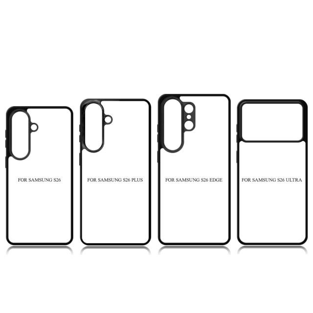 For Samsung Galaxy S26, S25, S24, S23, Samsung S Series Customized Sublimation 2D TPU Phone Case Soft Silicone Phone Cover for Heat Transfer Printing