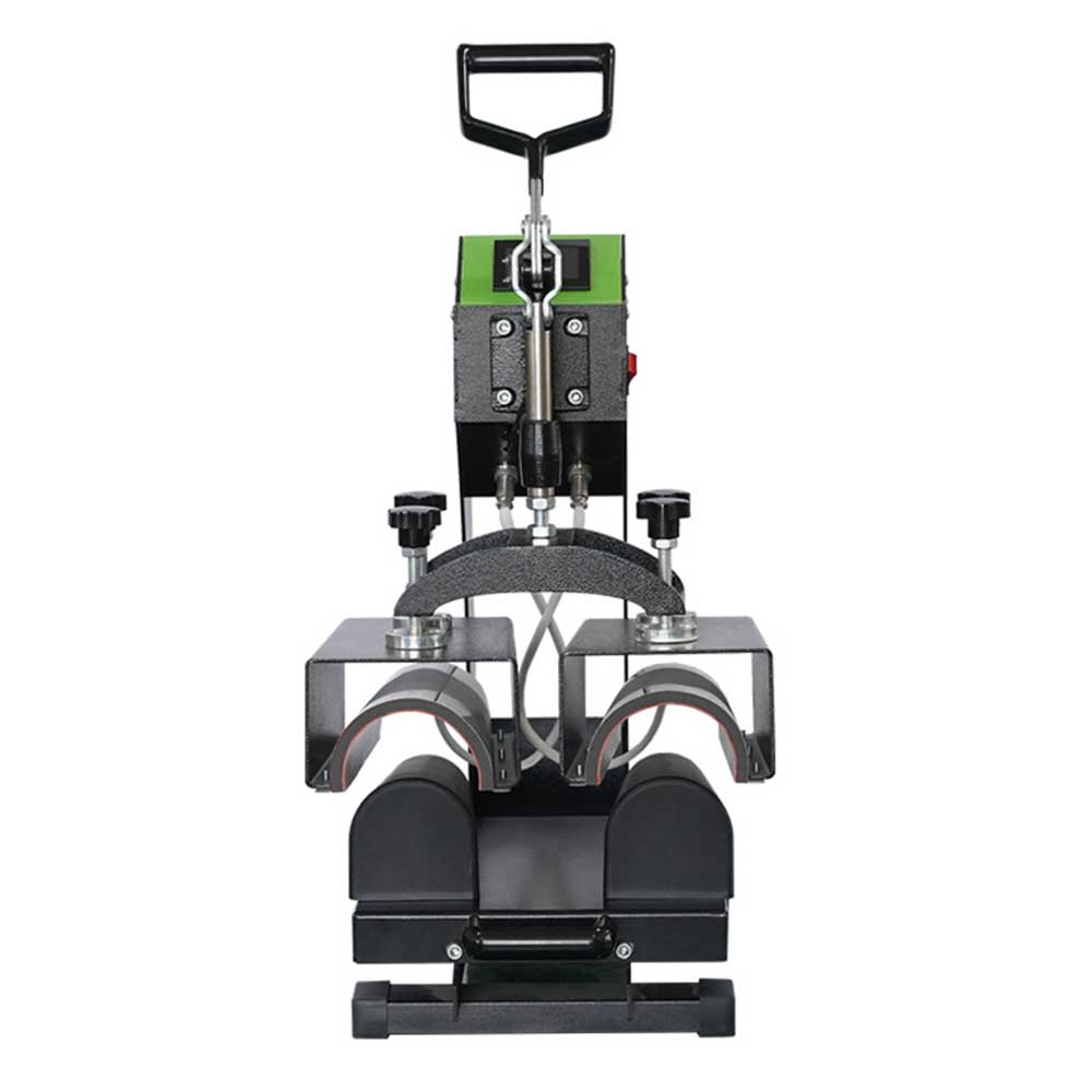 Dual-Station Shin Guard Heat Press Machine - Arc-Shaped Sublimation Transfer Equipment for Shin Guards