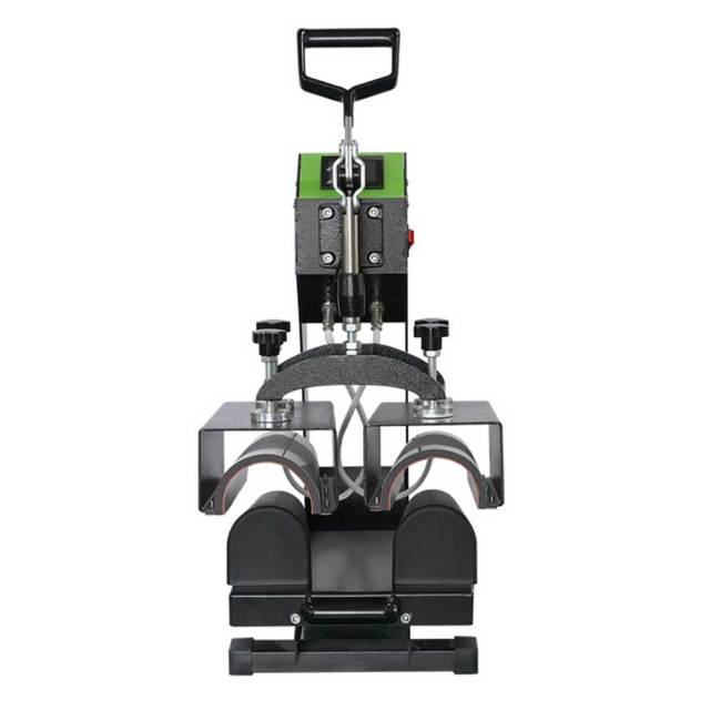 Dual-Station Shin Guard Heat Press Machine - Arc-Shaped Sublimation Transfer Equipment for Shin Guards