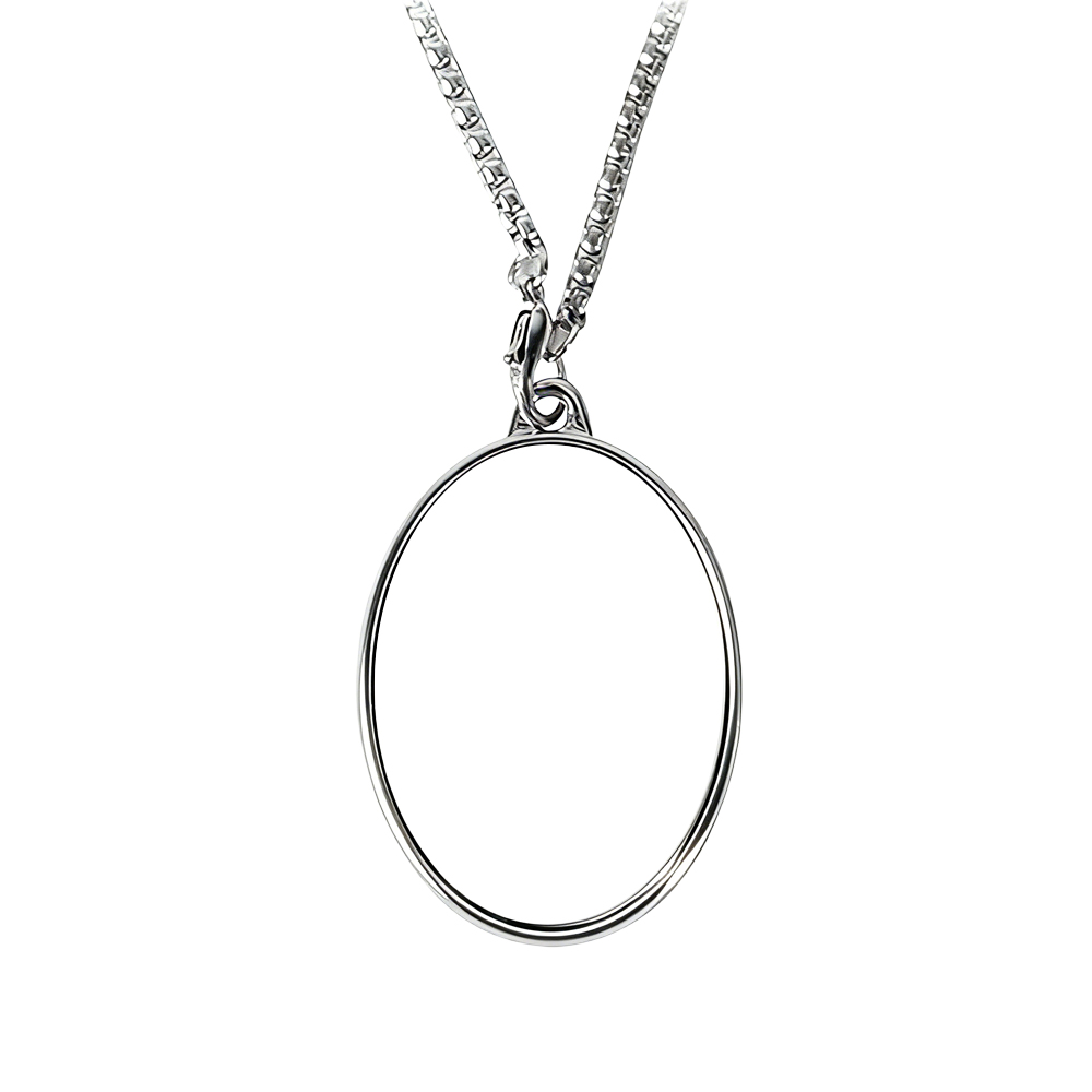Sublimation Blank Metal Pendant Necklaces - Multiple Shapes & Double-Sided Printable Options for Custom Jewelry Making