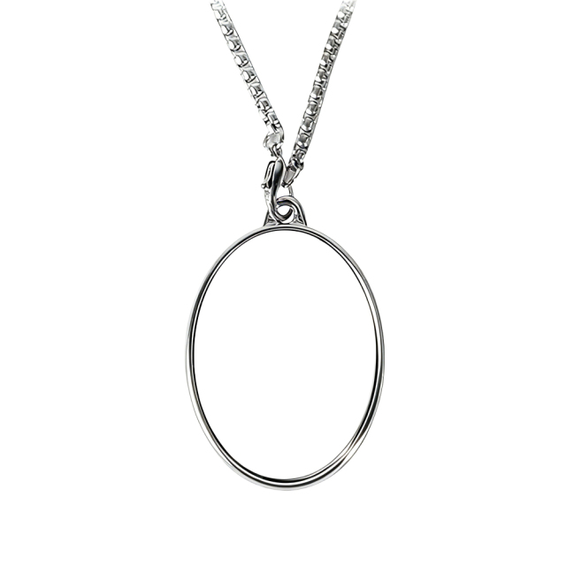 Sublimation Blank Metal Pendant Necklaces - Multiple Shapes & Double-Sided Printable Options for Custom Jewelry Making