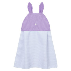Sublimation Blank Waffle Weave Hand Towel - Cute Bunny Ear Hanging Design for Heat Transfer Printing