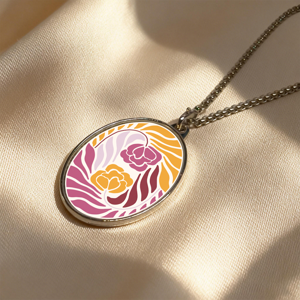 Sublimation Blank Metal Pendant Necklaces - Multiple Shapes & Double-Sided Printable Options for Custom Jewelry Making