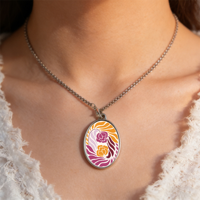 Sublimation Blank Metal Pendant Necklaces - Multiple Shapes & Double-Sided Printable Options for Custom Jewelry Making