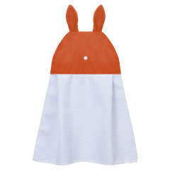 Sublimation Blank Waffle Weave Hand Towel - Cute Bunny Ear Hanging Design for Heat Transfer Printing