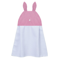 Sublimation Blank Waffle Weave Hand Towel - Cute Bunny Ear Hanging Design for Heat Transfer Printing