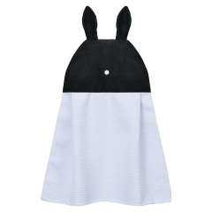 Sublimation Blank Waffle Weave Hand Towel - Cute Bunny Ear Hanging Design for Heat Transfer Printing