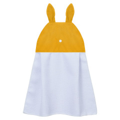 Sublimation Blank Waffle Weave Hand Towel - Cute Bunny Ear Hanging Design for Heat Transfer Printing