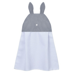 Sublimation Blank Waffle Weave Hand Towel - Cute Bunny Ear Hanging Design for Heat Transfer Printing