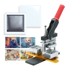 New High-Quality Metal Button Magnet Badge Machine - DIY Pin Badge Press with Multiple Size & Shape Options for Custom Badge & Magnet Making