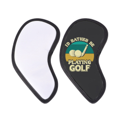 Sublimation Blank Neoprene Golf Iron Headcovers - Double-Sided Printable, Velcro Closure for Custom Golf Club Protection