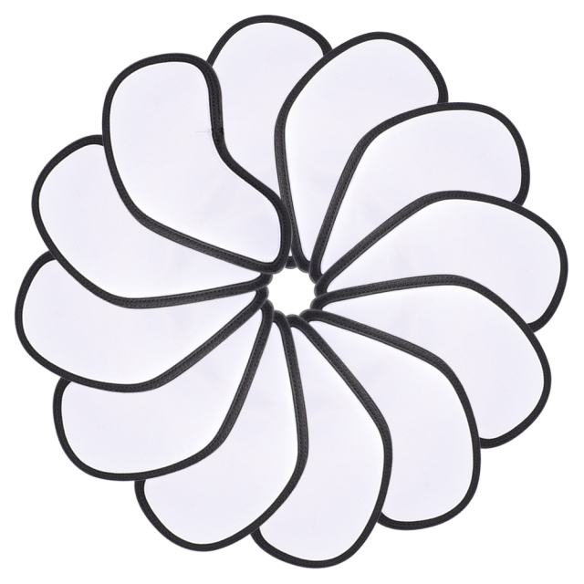 Sublimation Blank Neoprene Golf Iron Headcovers - Double-Sided Printable, Velcro Closure for Custom Golf Club Protection