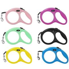 Sublimation Blank Retractable Dog Leash - Customizable Printable Pet Walking Lead for Personalized Pet Supplies & Gifts