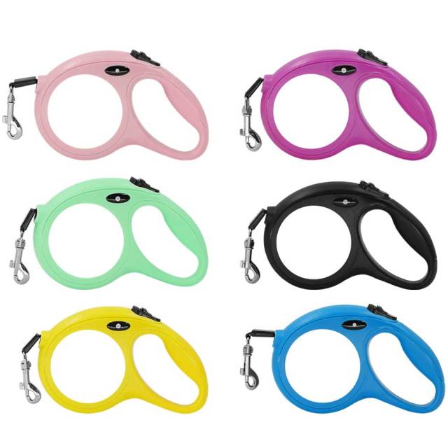 Sublimation Blank Retractable Dog Leash - Customizable Printable Pet Walking Lead for Personalized Pet Supplies & Gifts