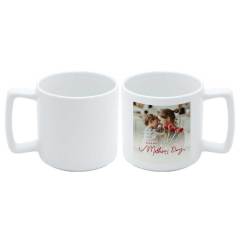 11oz Sublimation Blank White Mug - Classic Ceramic Coffee Mug for Custom Heat Transfer Printing