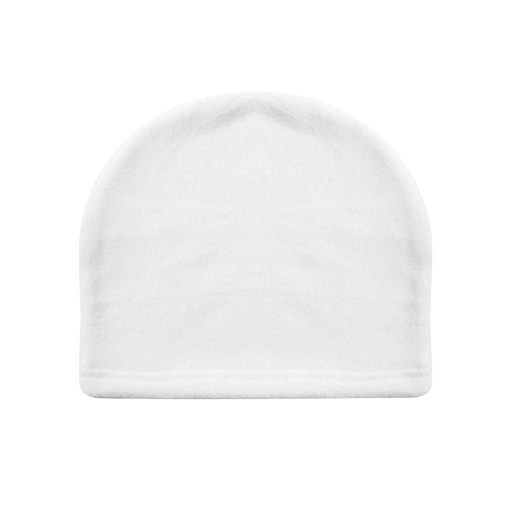 Sublimation Blank Double-Sided Polar Fleece Beanie - Cozy Thermal Winter Hat for Custom Heat Transfer Printing