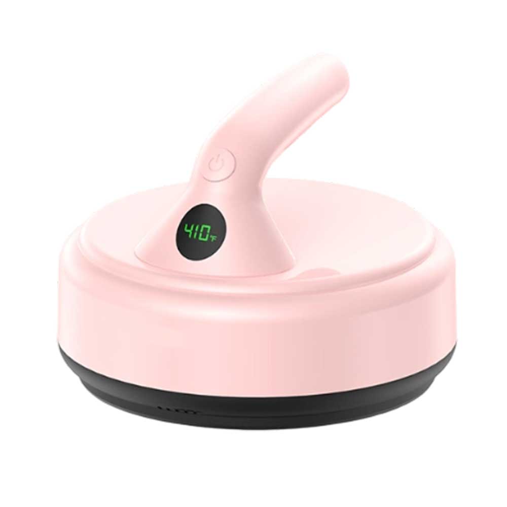 Portable Round Mini Heat Press Machine - 300W Fast Heating with 4 Temperature Modes for DIY Sublimation Projects