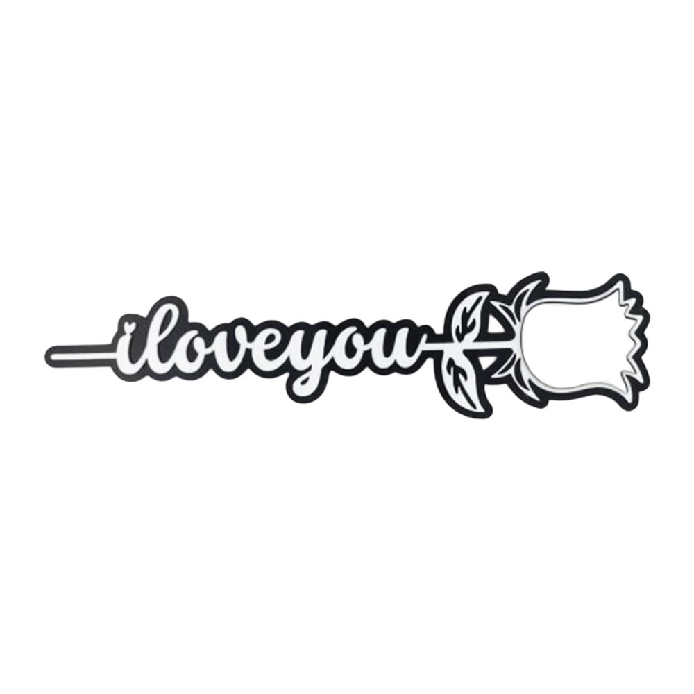 Sublimation Blank Single-Sided Acrylic + MDF Rose Gift Sticks - Custom Photo Floral Gifts for Love & Celebration