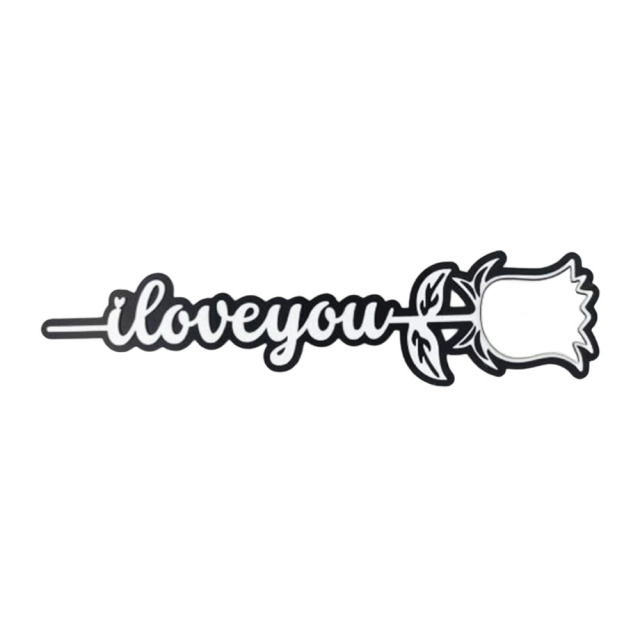 Sublimation Blank Single-Sided Acrylic + MDF Rose Gift Sticks - Custom Photo Floral Gifts for Love & Celebration