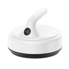 Portable Round Mini Heat Press Machine - 300W Fast Heating with 4 Temperature Modes for DIY Sublimation Projects