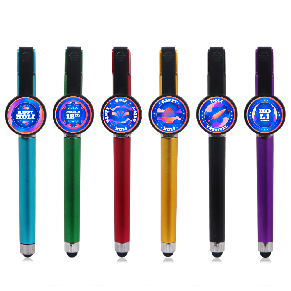 Sublimation Blank 3-in-1 Pen with Phone Stand - Customizable Gel Ink Pen & Stylus for Heat Transfer Printing