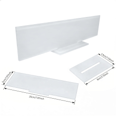 Sublimation Blank Acrylic Desk Name Plate - Custom Printable Office Name Sign for Conferences & Workspaces