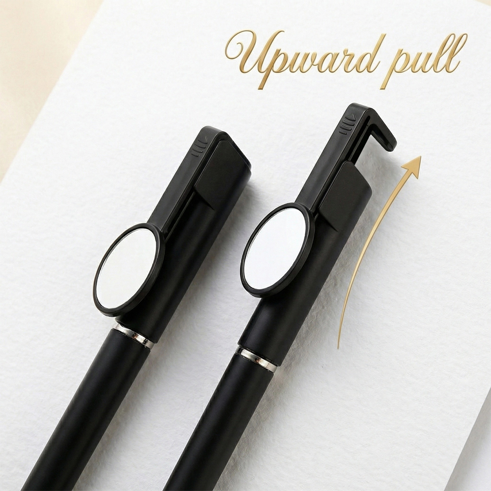 Sublimation Blank 3-in-1 Pen with Phone Stand - Customizable Gel Ink Pen & Stylus for Heat Transfer Printing